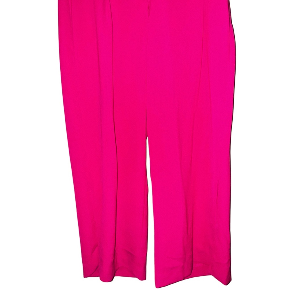 NWT - DKNY Women’s High Rise Wide Leg Satin Pants - Picture 6 of 8